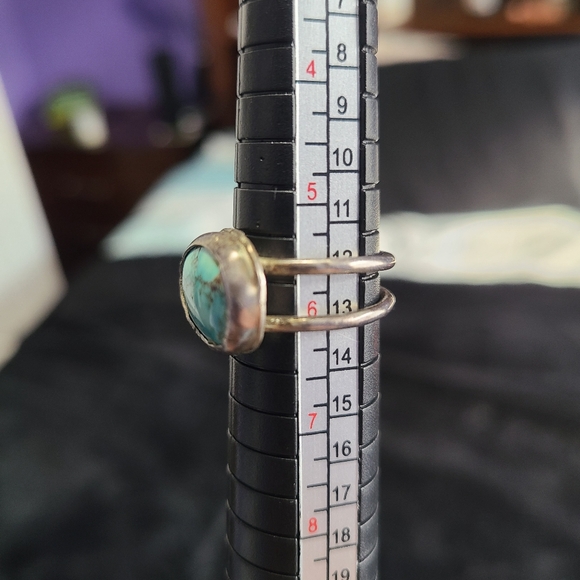 Turquoise silver ring ~handmade~ - Picture 5 of 5